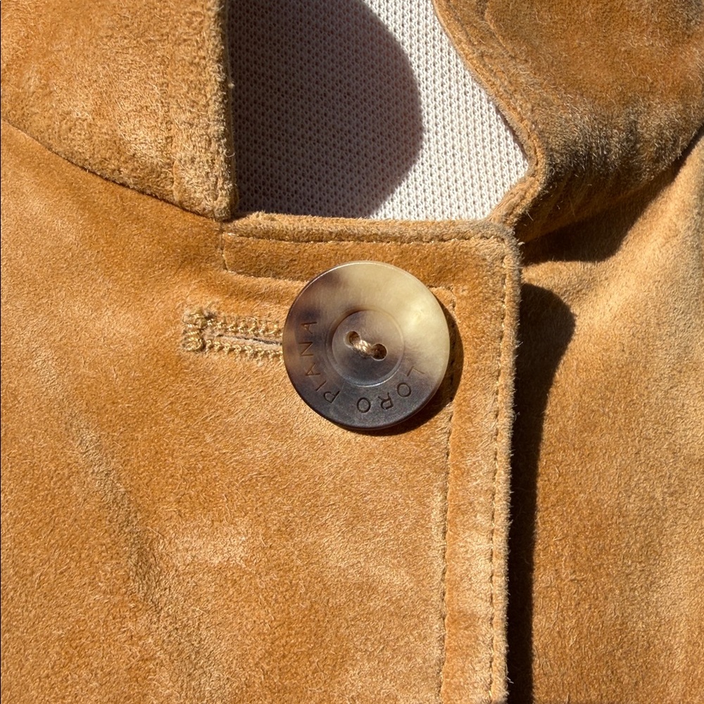 Loro Piana Camel Suede Leather Jacket - Picture 8 of 13